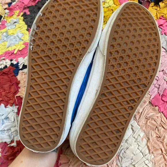 Vans Men's Royal Blue Suede Sneakers - Picture 4 of 5